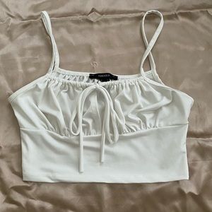 Forever 21 Tie Front Tank Top